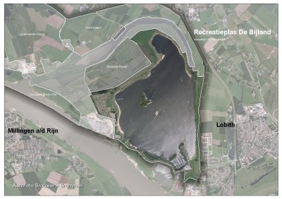 Plangebied Recreatieplas De Bijland  (klik om te vergroten)